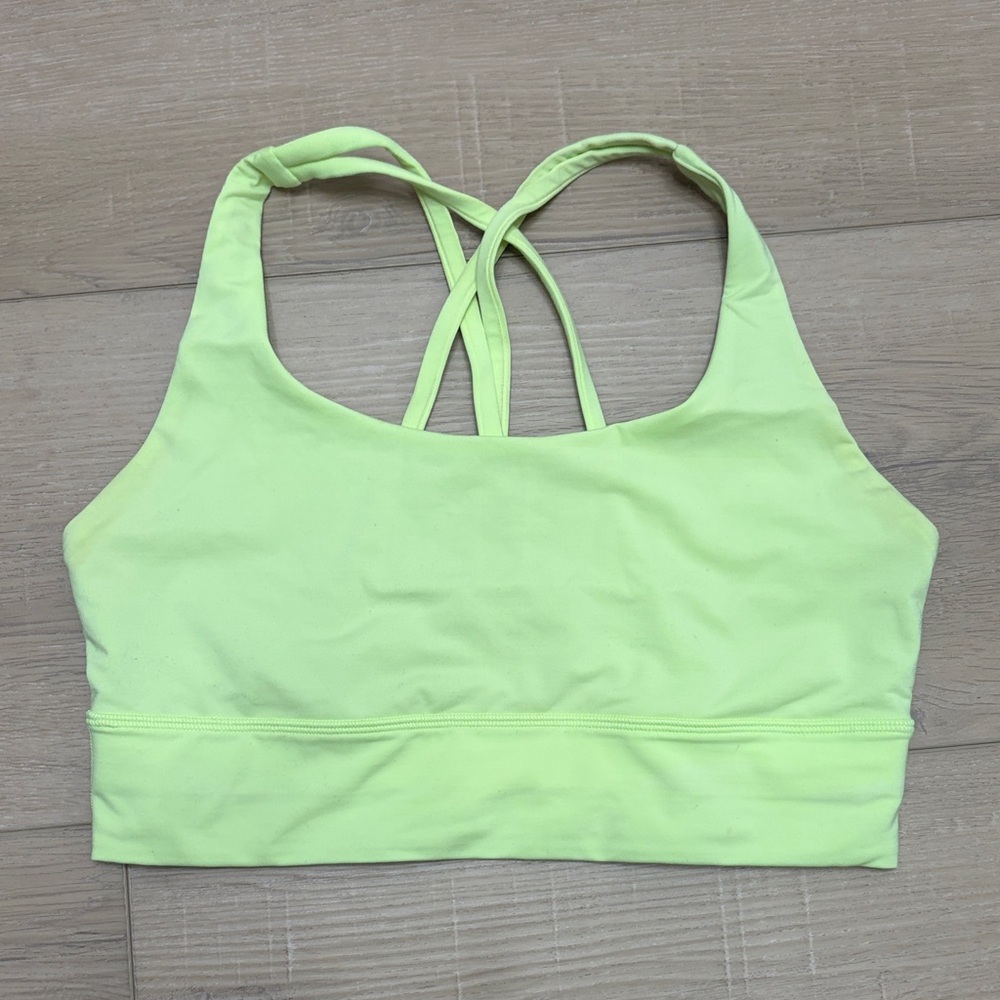Lululemon energy longline bra 8